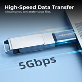 USB-C Multi-Card Reader — 5Gbps & 3A Fast Charge